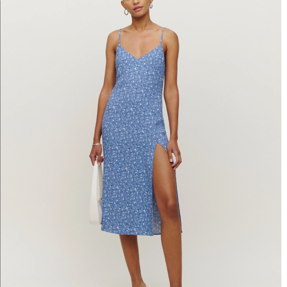Reformation Crimini dress in Eve